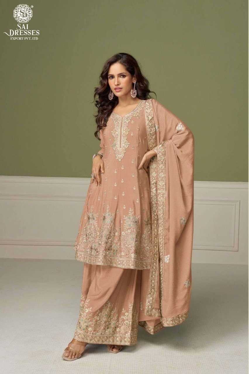 SAI DRESSE PRESENT NITYA CATALOG FOR FESTIVAL WEAR IN FREE SIZE IN WHOLESALE RATE, SURAT