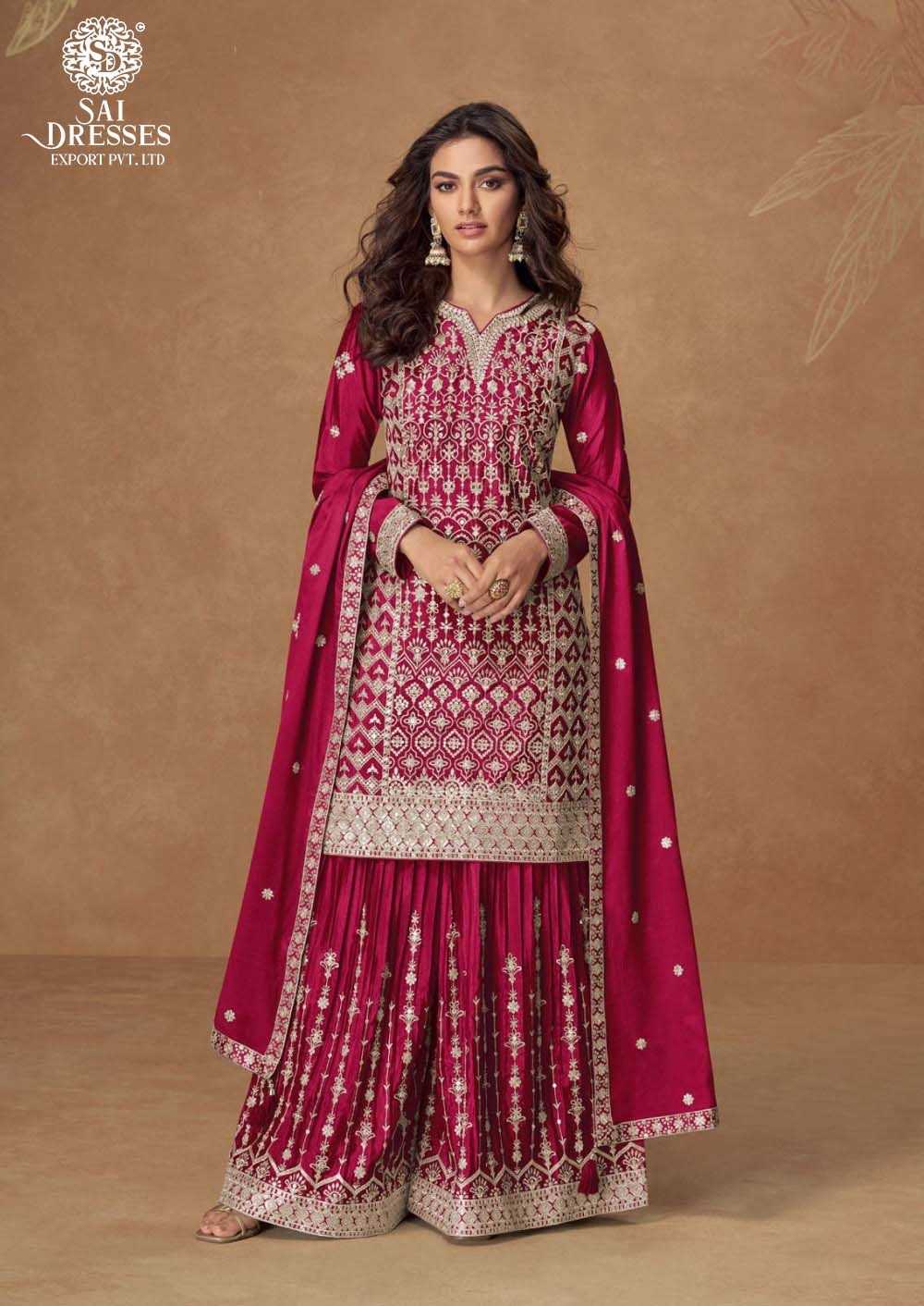 SAI DRESSES PRESENT PAKIZA READY TO PARTY WEAR DESIGNER SUIT IN WHOLESALE RATE IN SURAT - SAI DRESSES