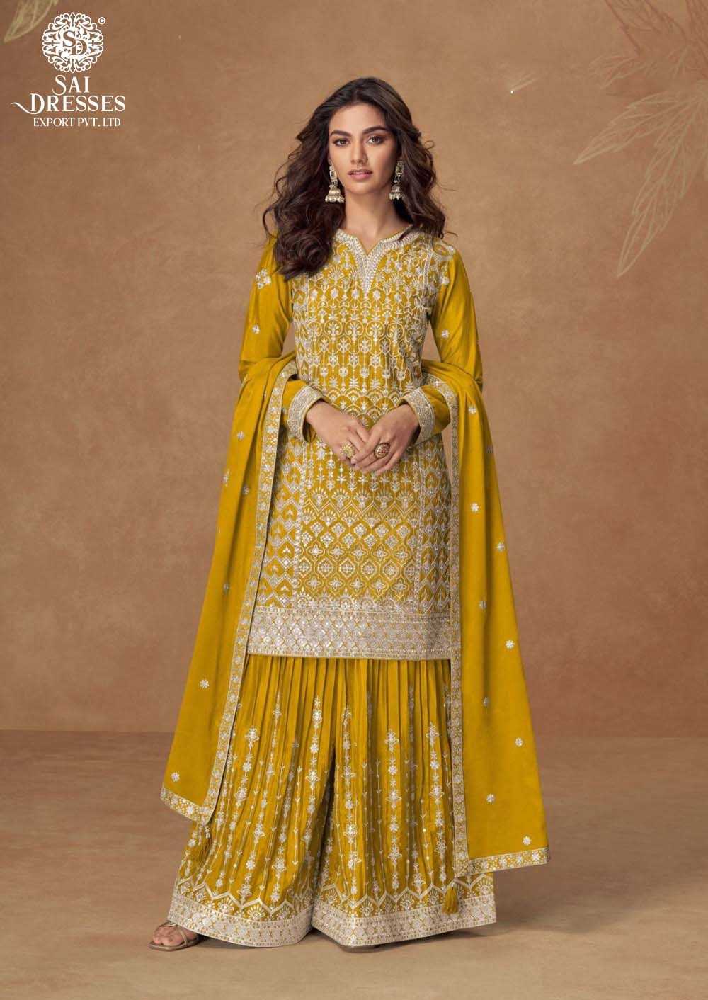 SAI DRESSES PRESENT PAKIZA READY TO PARTY WEAR DESIGNER SUIT IN WHOLESALE RATE IN SURAT - SAI DRESSES
