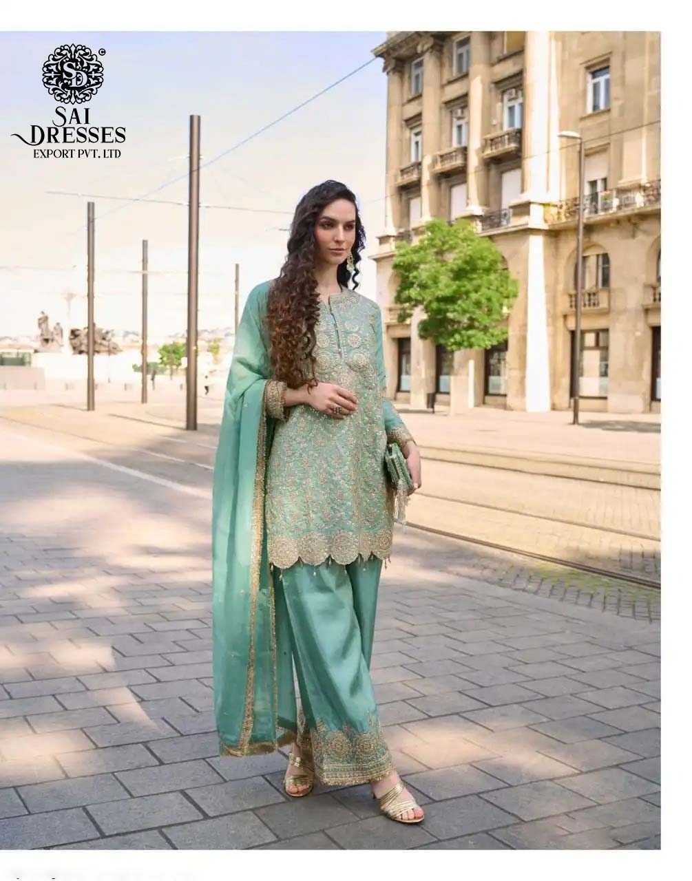 SAI DRESSES PRESENT MUMTAZ READY TO FESTIVE WEAR DESIGNER SUIT IN WHOLESALE RATE IN SURAT - SAI DRESSES