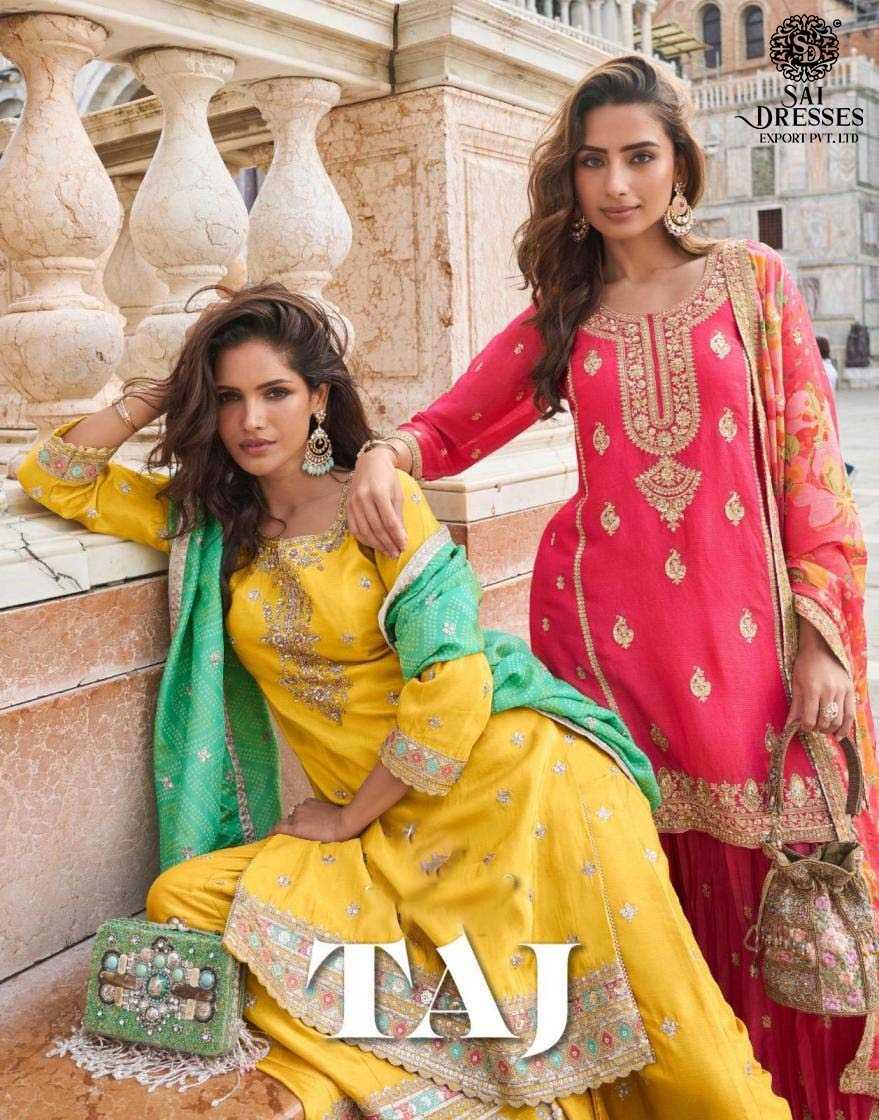 A ROYAL COLLECTION OF DESIGNER SHARARA SETS CRAFTED IN PREMIUM SILK WITH EXQUISITE EMBROIDERY AND ELEGANT DUPATTAS.