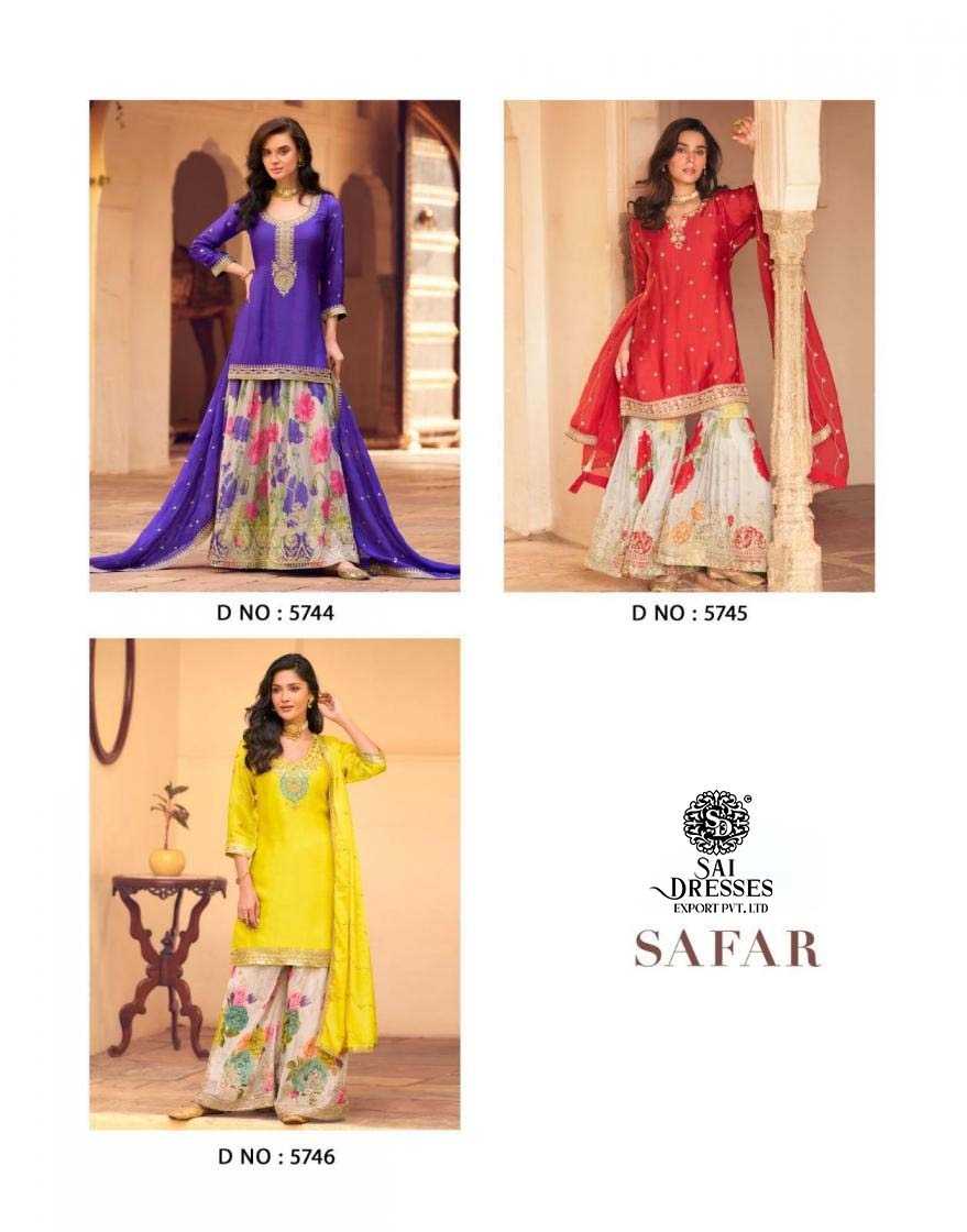 CELEBRATE THE JOURNEY OF STYLE AND TRADITION WITH THE OLLECTION BY SAI DRESSES.