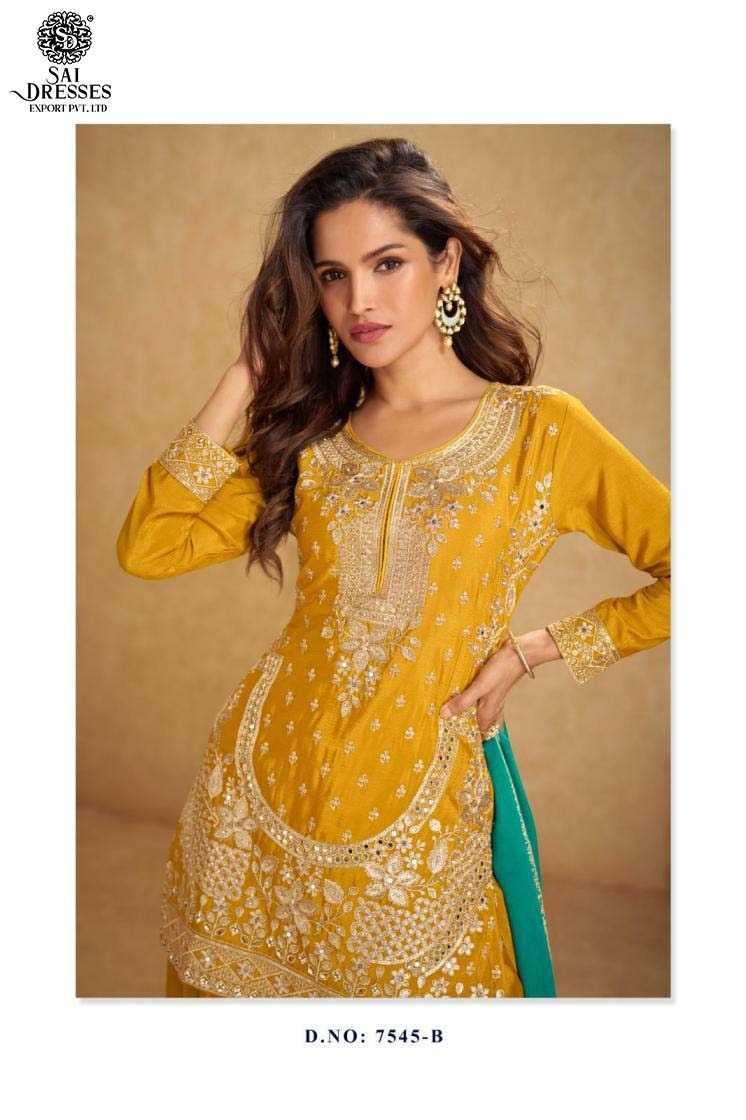 DESIGNER PLAZZO SUIT WITH INTRICATE GOLDEN EMBROIDERY AND CONTRAST MUSTARD DUPATTA – ELEGANT FESTIVE AND WEDDING COLLECTION