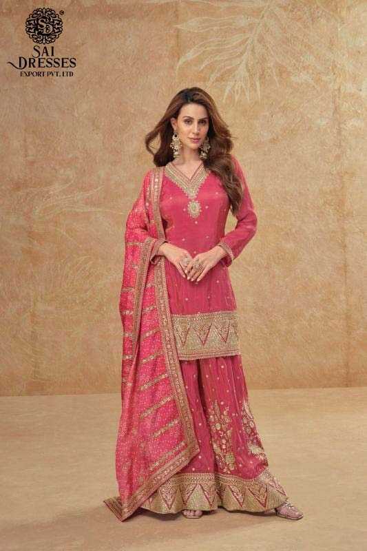 DESIGNER PLAZZO SUIT WITH INTRICATE GOLDEN EMBROIDERY AND PREMIUM SILK FINISH – PERFECT FOR FESTIVE AND WEDDING OCCASIONS