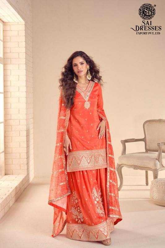 DESIGNER PLAZZO SUIT WITH INTRICATE GOLDEN EMBROIDERY AND PREMIUM SILK FINISH – PERFECT FOR FESTIVE AND WEDDING OCCASIONS