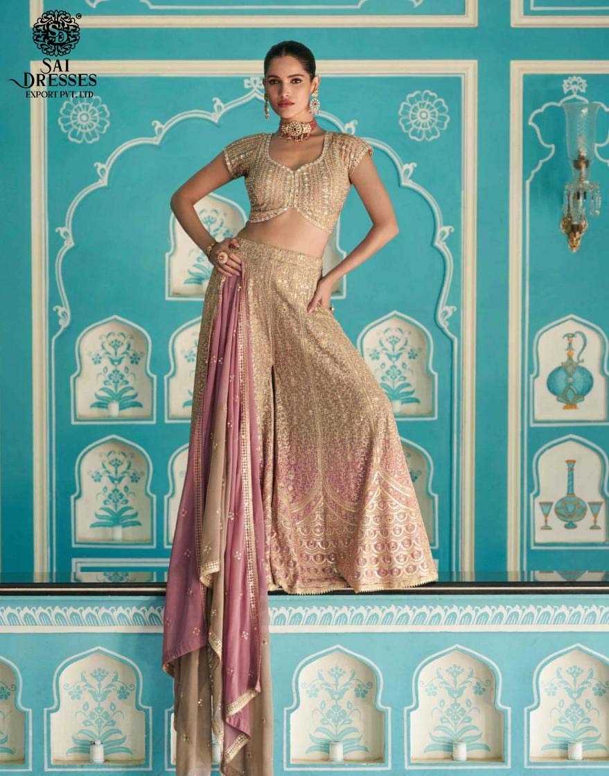 LUXURIOUS GEORGETTE READYMADE PLAZZO SET WITH EMBROIDERED BLOUSE AND DUPATTA, PERFECT FOR WEDDINGS & CELEBRATIONS