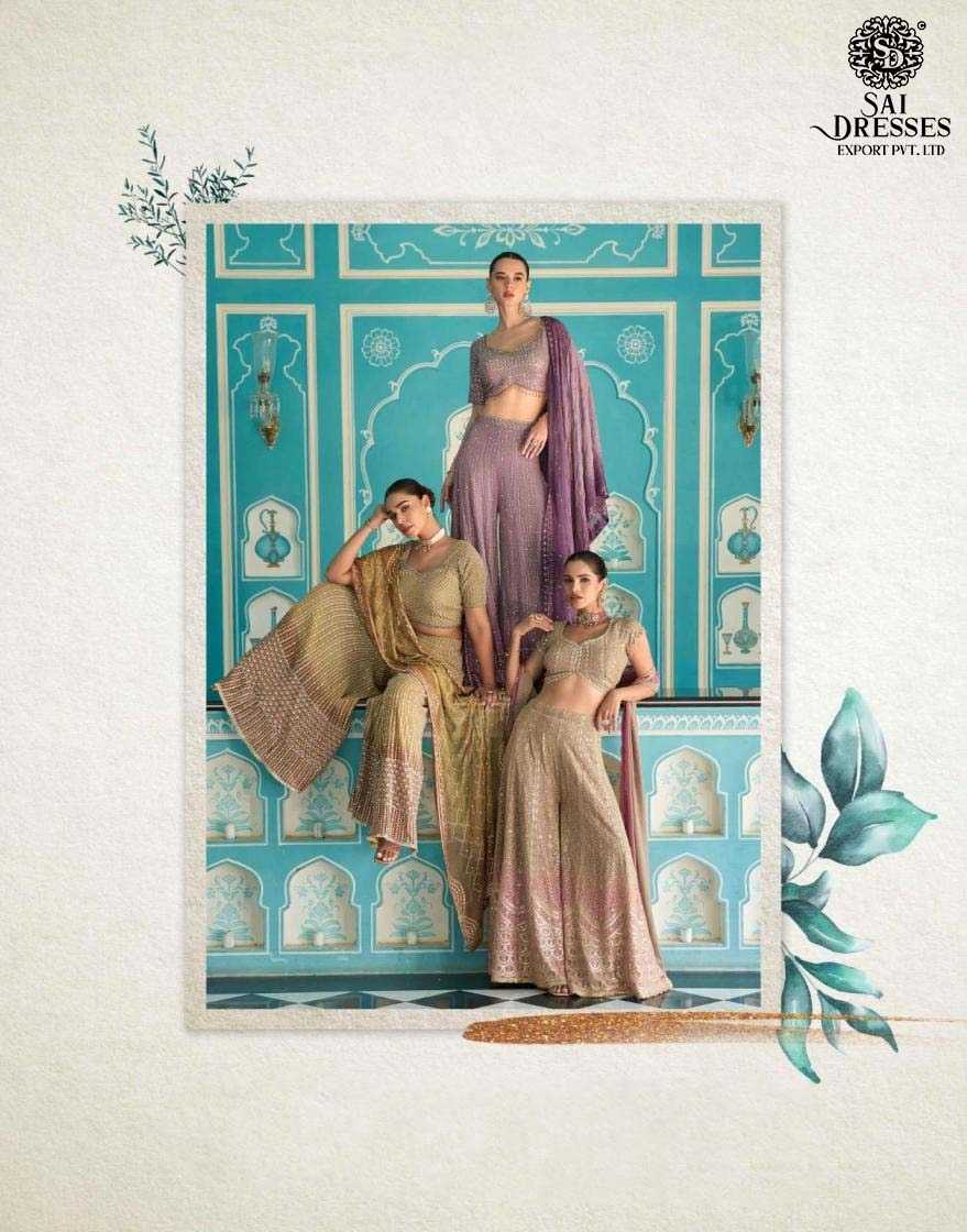 LUXURIOUS GEORGETTE READYMADE PLAZZO SET WITH EMBROIDERED BLOUSE AND DUPATTA, PERFECT FOR WEDDINGS & CELEBRATIONS