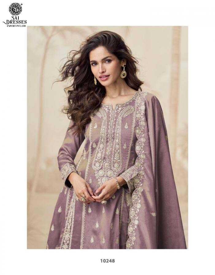 ROYAL EMBROIDERED ANARKALI SUIT WITH GOLDEN THREAD WORK AND RICH DUPATTA BORDER – CLASSIC ETHNIC WEAR