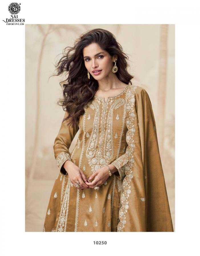 ROYAL EMBROIDERED ANARKALI SUIT WITH GOLDEN THREAD WORK AND RICH DUPATTA BORDER – CLASSIC ETHNIC WEAR