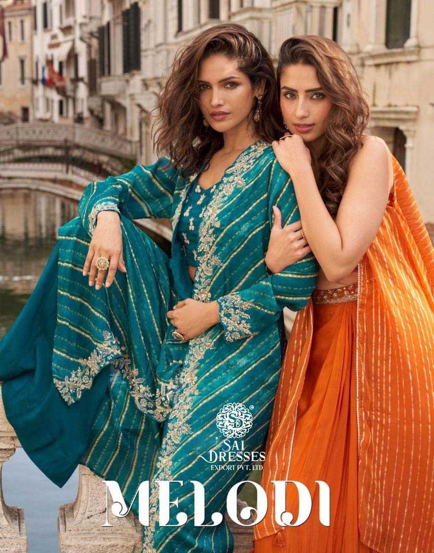 STEP INTO FUSION GLAMOUR WITH “MELODI” – A LUXURIOUS COLLECTION THAT PERFECTLY BLENDS MODERN CHARM AND ETHNIC GRACE.