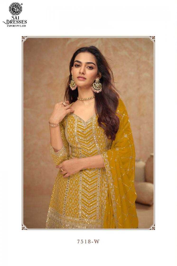 VIBRANT GEORGETTE SHARARA SUIT WITH HEAVY ZARI AND SEQUENCE EMBROIDERY, PAIRED WITH A MATCHING DUPATTA FOR A REGAL FESTIVE LOOK