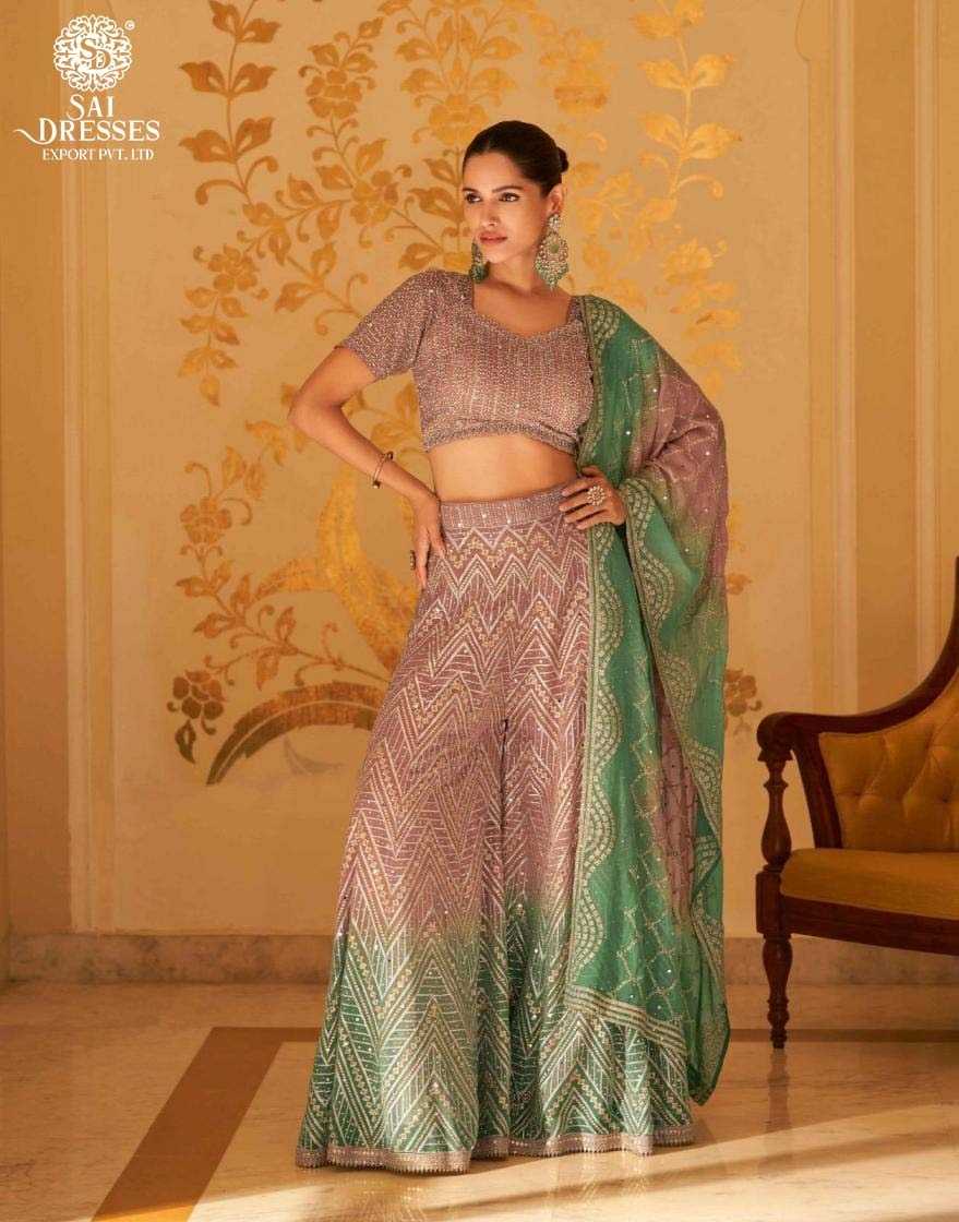 PREMIUM DESIGNER GEORGETTE PLAZZO SETS WITH HEAVY SEQUIN AND THREAD EMBROIDERY – A PERFECT FUSION OF WESTERN ELEGANCE AND TRADITIONAL GLAMOUR.