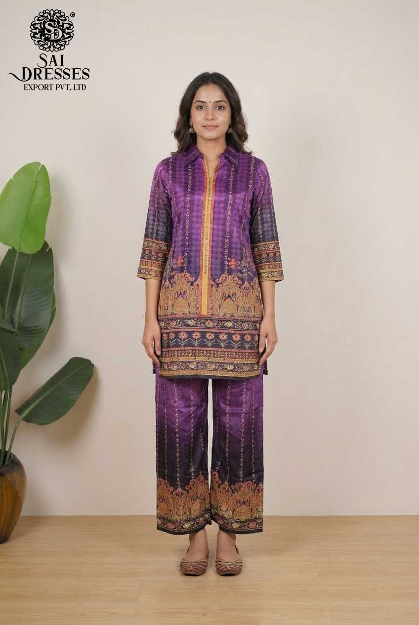 CHINON ROYAL PURPLE SUIT WITH ELEGANT ALL OVER WORK, TRADITIONAL PRINT DETAILING AND PREMIUM FINISH