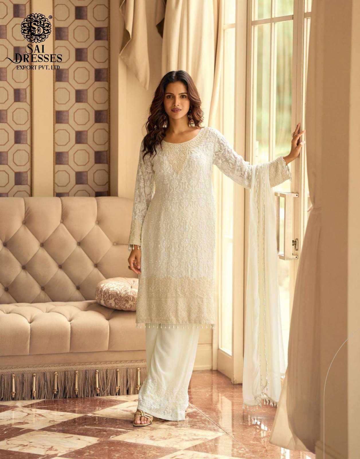LUXURY EMBROIDERED PREMIUM GEORGETTE DRESSES COLLECTION IN THREE DIFFRENT SHADES