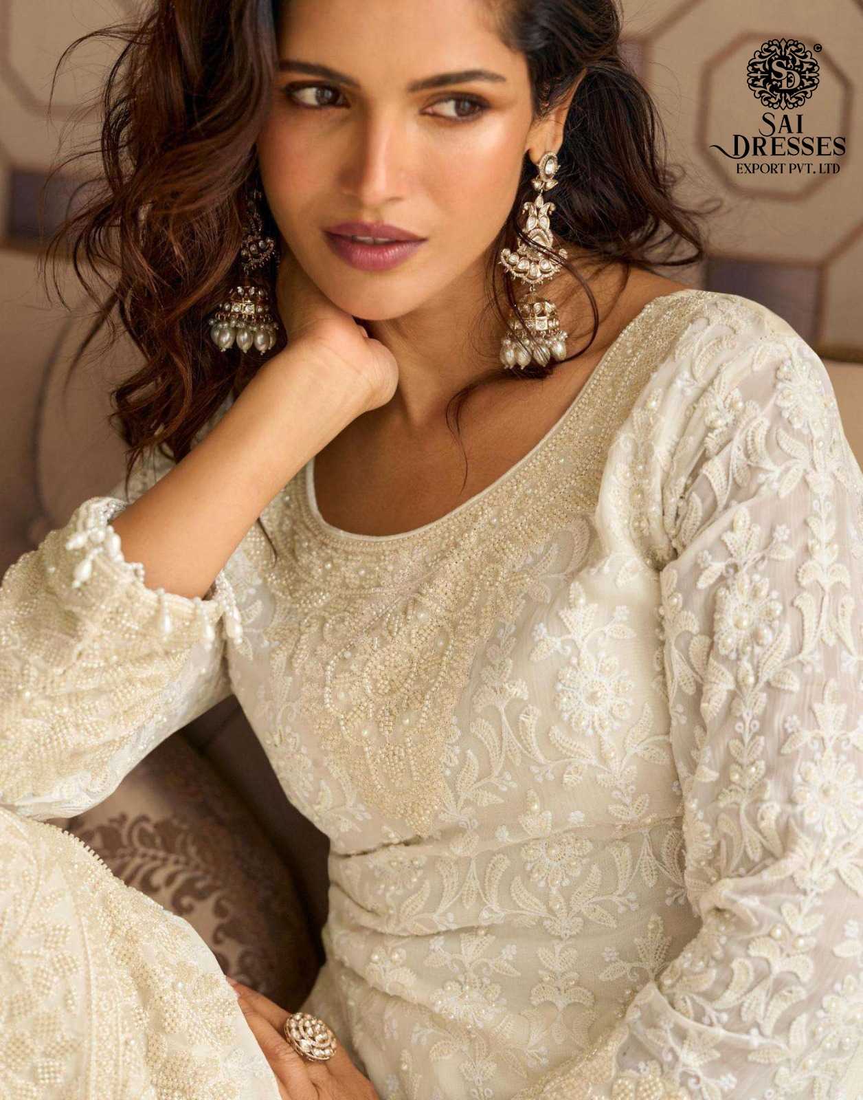 LUXURY EMBROIDERED PREMIUM GEORGETTE DRESSES COLLECTION IN THREE DIFFRENT SHADES