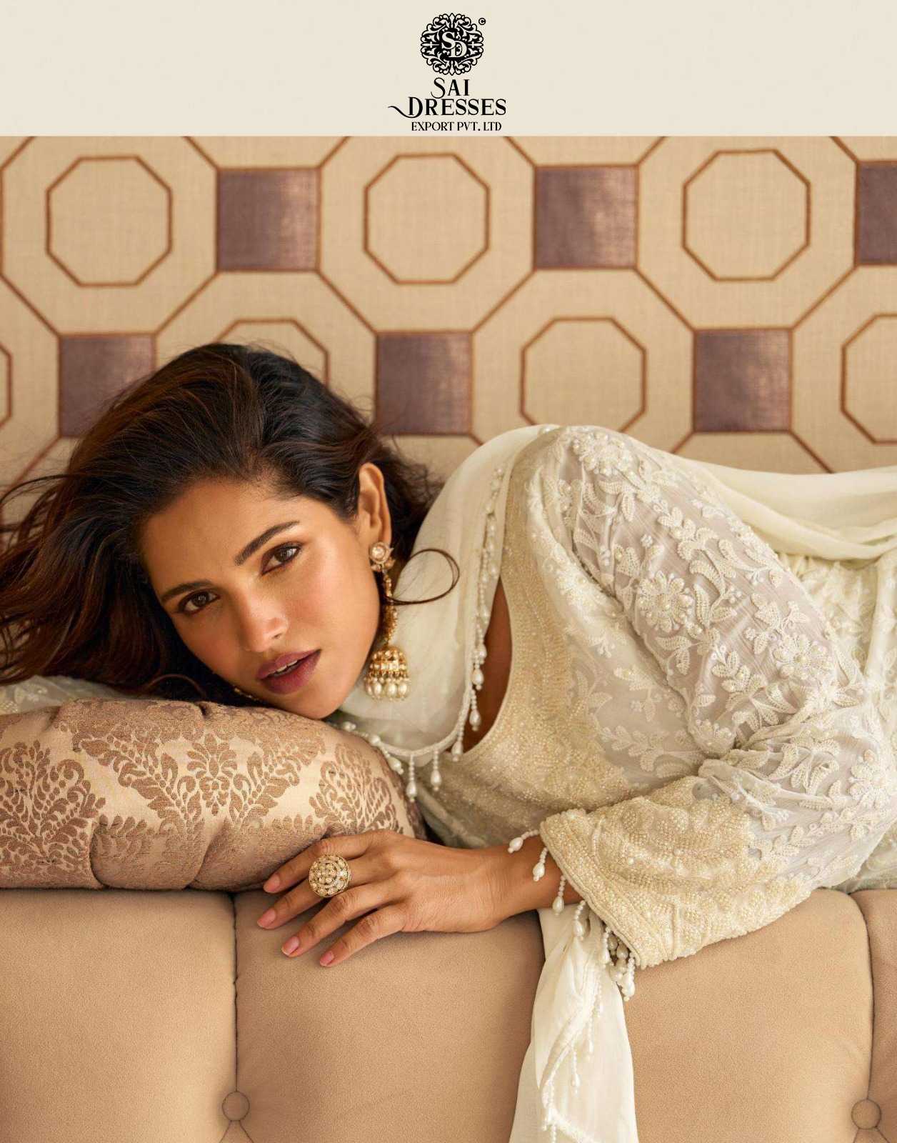 LUXURY EMBROIDERED PREMIUM GEORGETTE DRESSES COLLECTION IN THREE DIFFRENT SHADES