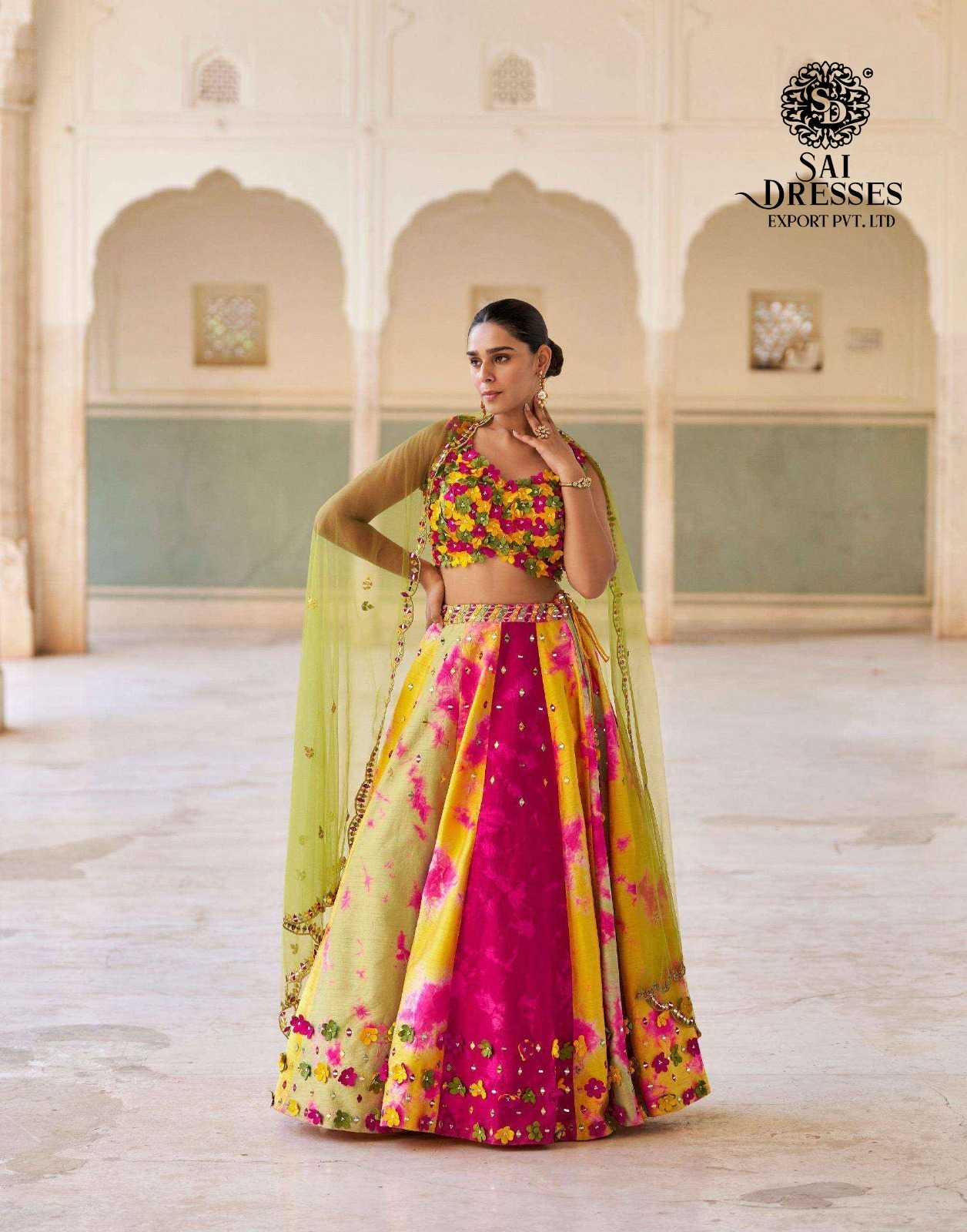 PREMIUM DESIGNER LEHENGA CHOLI SET WITH HEAVY EMBELLISHED BLOUSE, PRINTED FLARED LEHENGA AND STYLISH DUPATTA – LUXURY FESTIVE AND PARTY WEAR COLLECTION