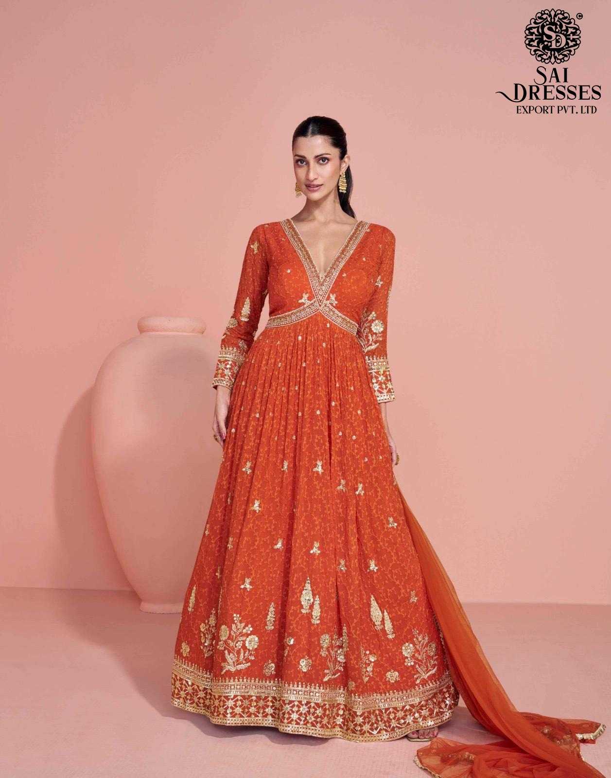 PREMIUM EMBROIDERED GEORGETTE ANARKALI DRESSES COLLECTION IN THREE DIFFRENT SHADES