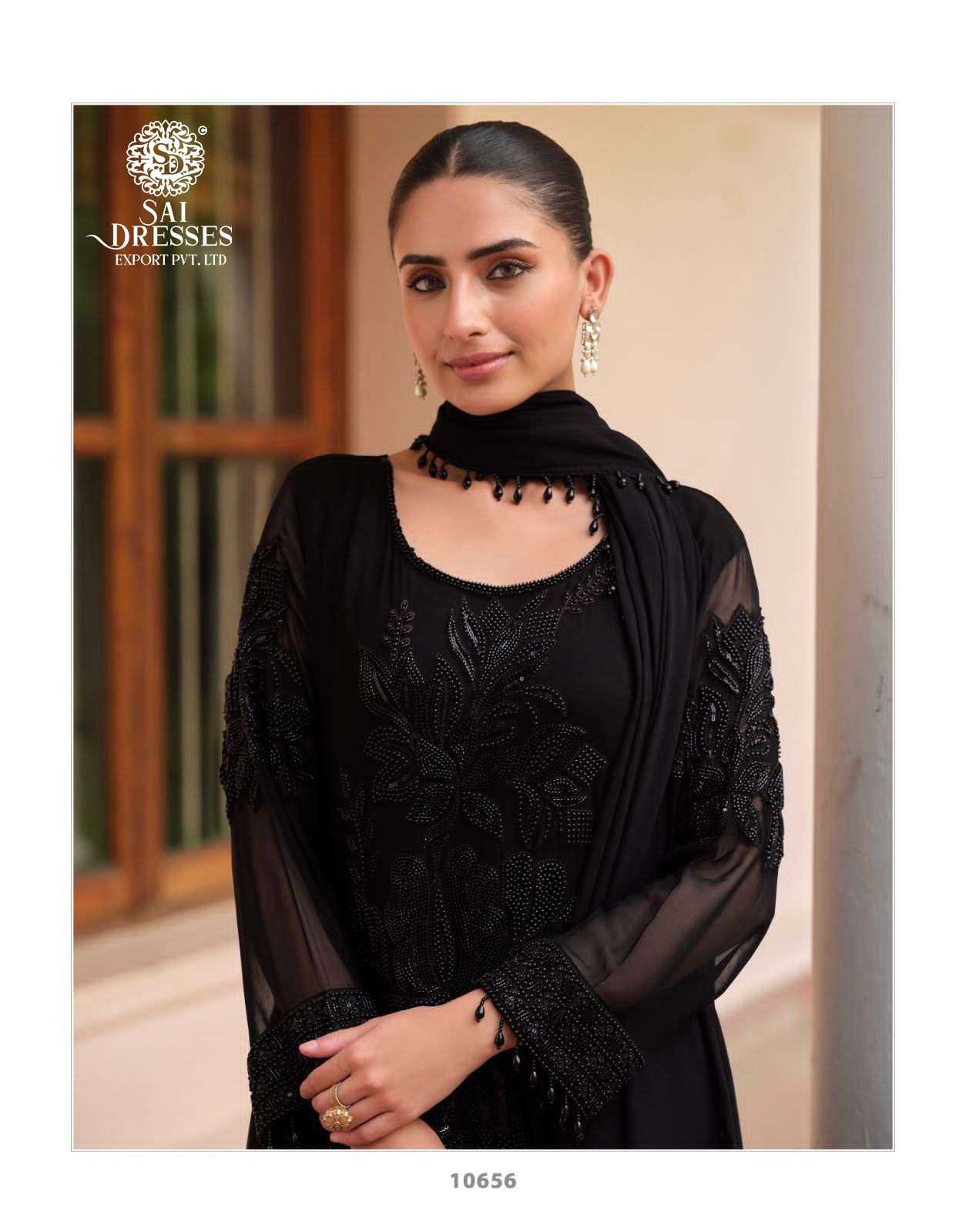 PREMIUM EMBROIDERED GEORGETTE DRESSES COLLECTION IN THREE SHADES