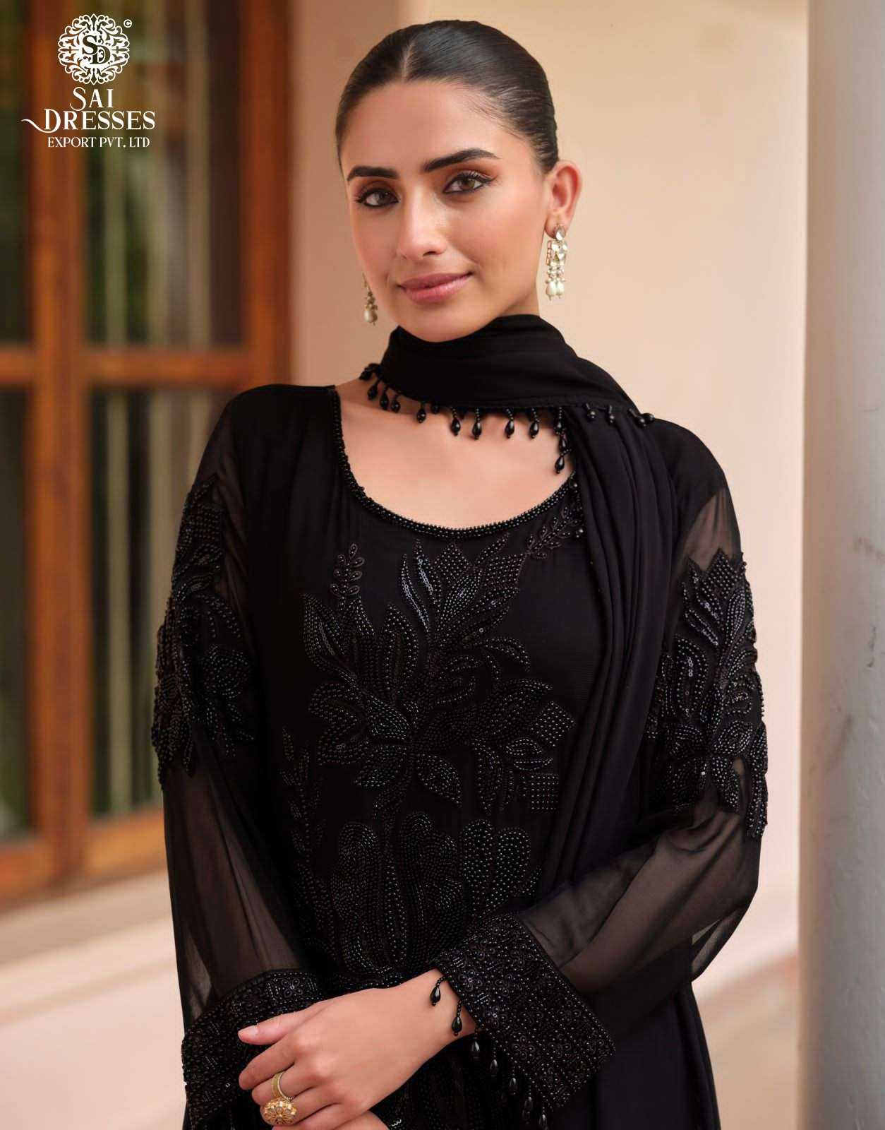 PREMIUM EMBROIDERED GEORGETTE DRESSES COLLECTION IN THREE SHADES