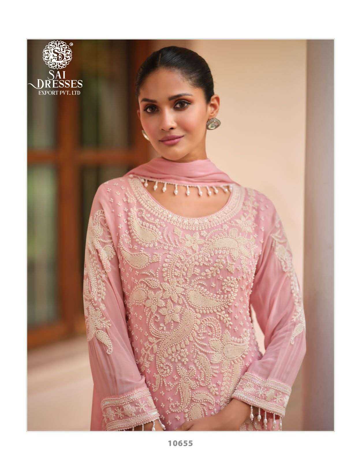 PREMIUM EMBROIDERED GEORGETTE DRESSES COLLECTION IN THREE SHADES