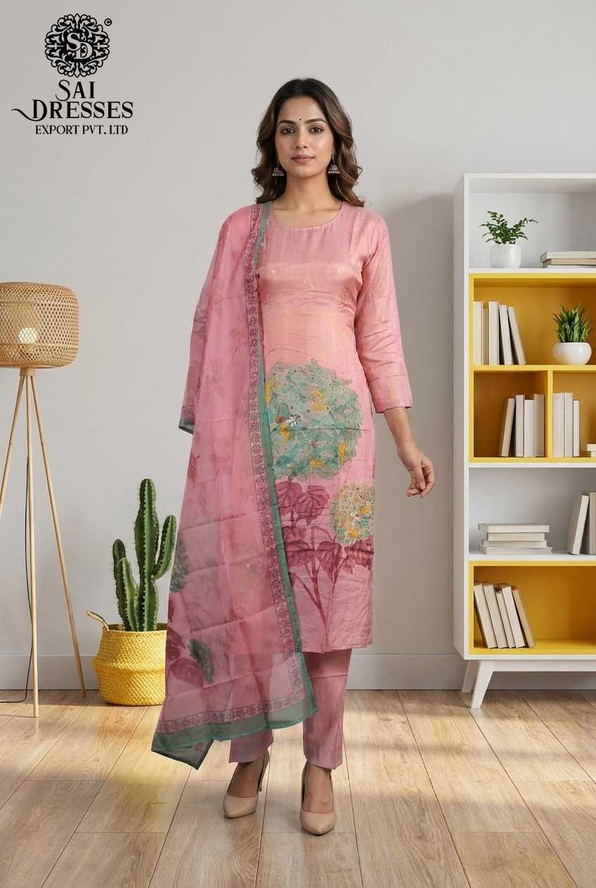 PREMIUM PURE MASLIN BLUSH PINK STRAIGHT KURTI WITH ELEGANT HANDWORK AND RICH DIGITAL FLORAL PRINT, MATCHING PANTS AND STYLISH DUPATTA FOR WOMEN