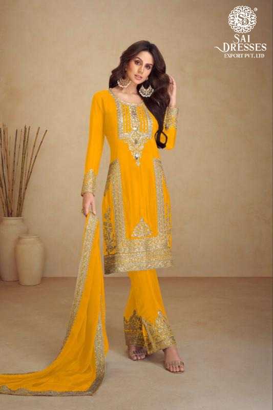 PREMIUM REAL CHINON HEAVY EMBROIDERY WORK KURTI WITH MATCHING BOTTOM AND DESIGNER DUPATTA – ELEGANT FESTIVE AND PARTY WEAR COLLECTION