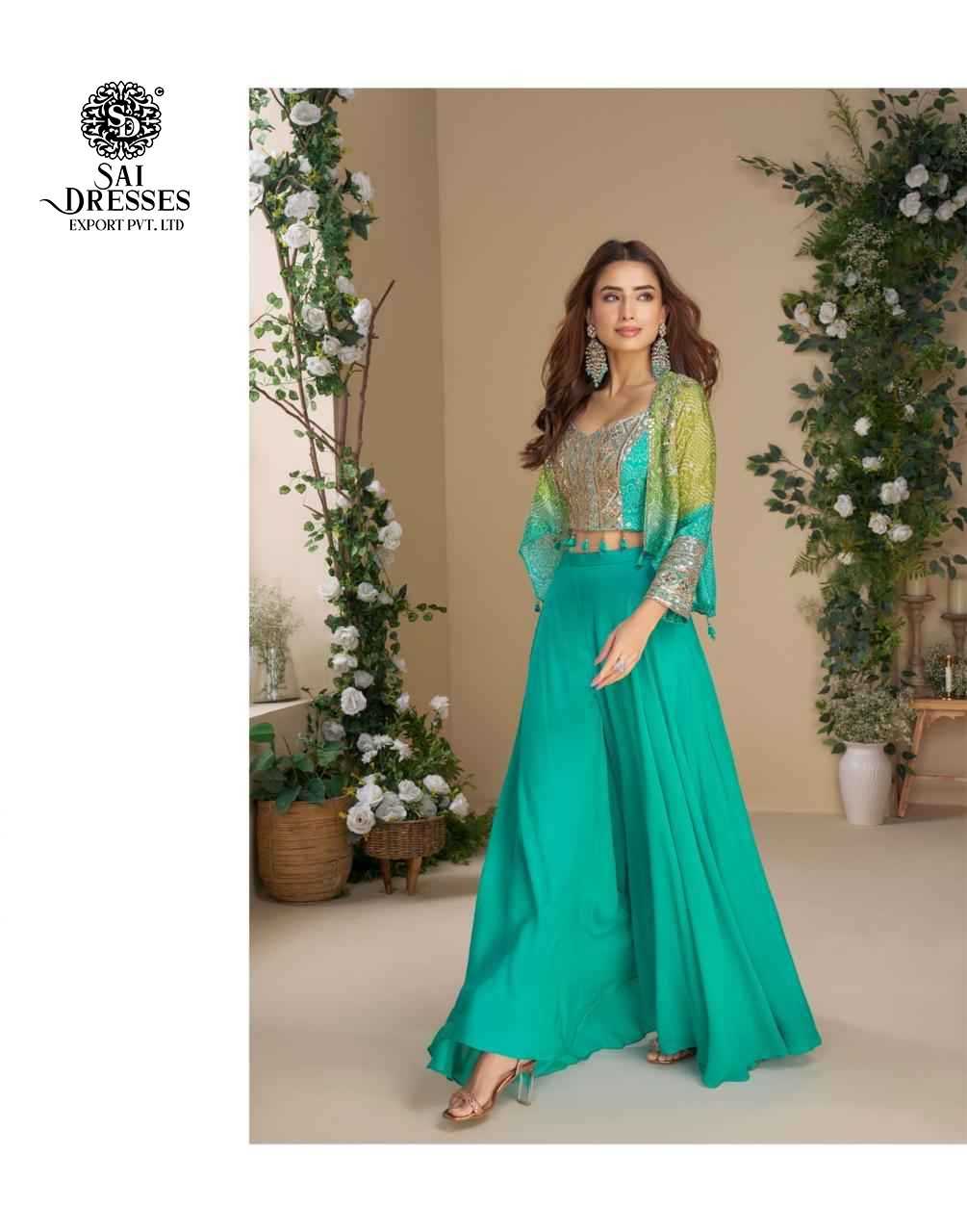 PREMIUM REAL CHINON SILK AND GEORGETTE 3 PIC COLLECTION IN BRIGHT FESTIVE SHADES