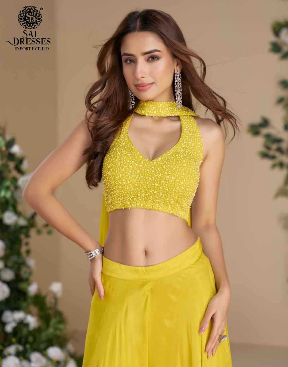 PREMIUM REAL CHINON SILK AND GEORGETTE 3 PIC COLLECTION IN BRIGHT FESTIVE SHADES