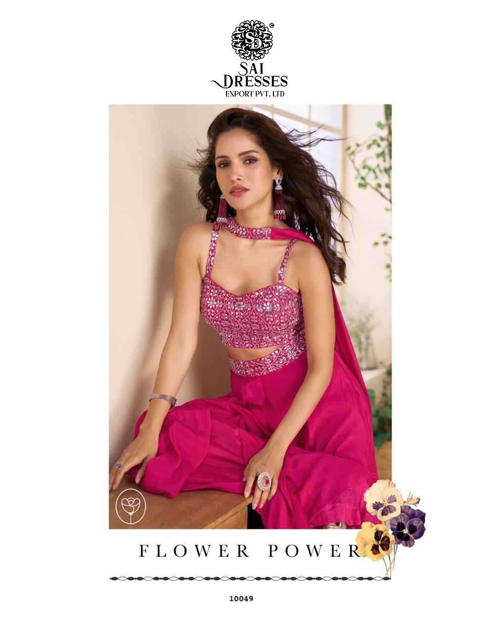 PREMIUM REAL CHINON SILK AND GEORGETTE 3 PIC COLLECTION IN BRIGHT FESTIVE SHADES