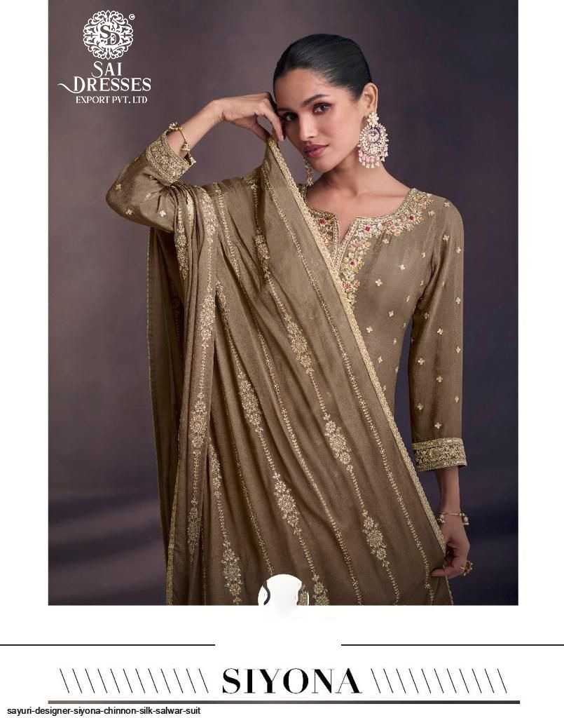 PREMIUM REAL CHINON SILK AND REAL GEORGETTE SHARARA SET WITH HEAVY EMBROIDERY – LUXURY FESTIVE & WEDDING WEAR COLLECTION
