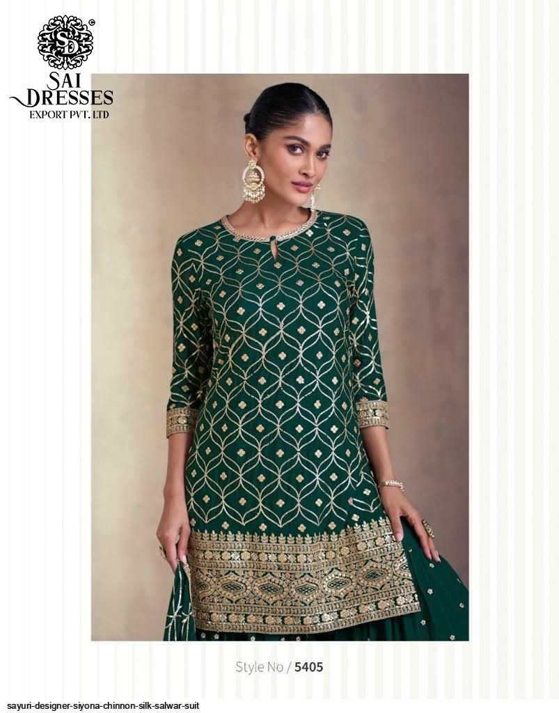 PREMIUM REAL CHINON SILK AND REAL GEORGETTE SHARARA SET WITH HEAVY EMBROIDERY – LUXURY FESTIVE & WEDDING WEAR COLLECTION