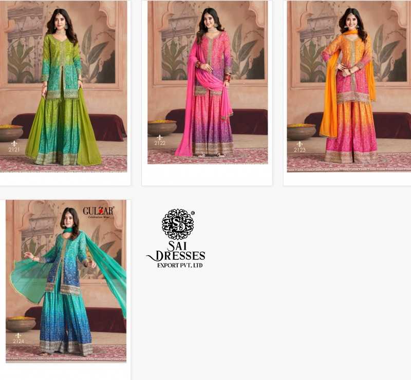 PREMIUM REAL CHINON SILK DESIGNER 3 PIC SET WITH HEAVY EMBROIDERY AND FLOWY SILHOUETTE – LUXURY FESTIVE & WEDDING WEAR COLLECTION