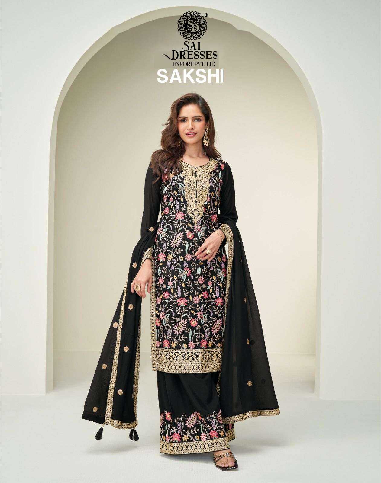 PREMIUM REAL CHINON SILK HEAVY EMBROIDERED KURTI WITH MATCHING PLAZZO AND DUPATTA – ELEGANT FESTIVE AND PARTY WEAR COLLECTION