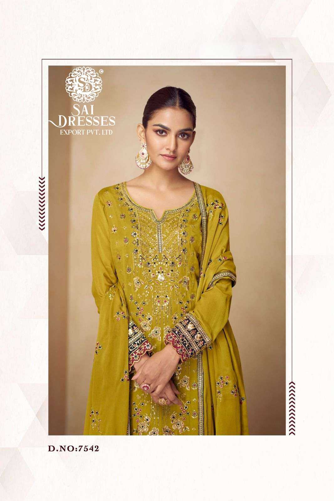 PREMIUM REAL CHINON SILK HEAVY EMBROIDERED KURTI WITH MATCHING PLAZZO AND DUPATTA – LUXURY FESTIVE AND PARTY WEAR COLLECTION