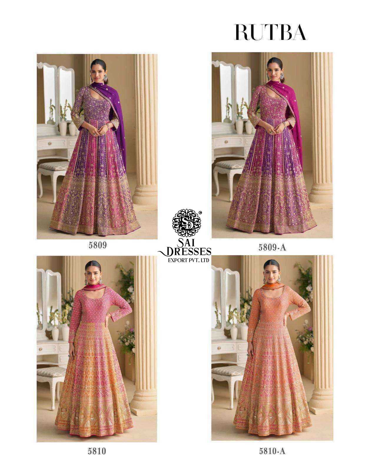PREMIUM REAL GEORGETTE  ANARKALI STYLE GOWN WITH RICH FESTIVE LOOK AND ELEGANT FALL