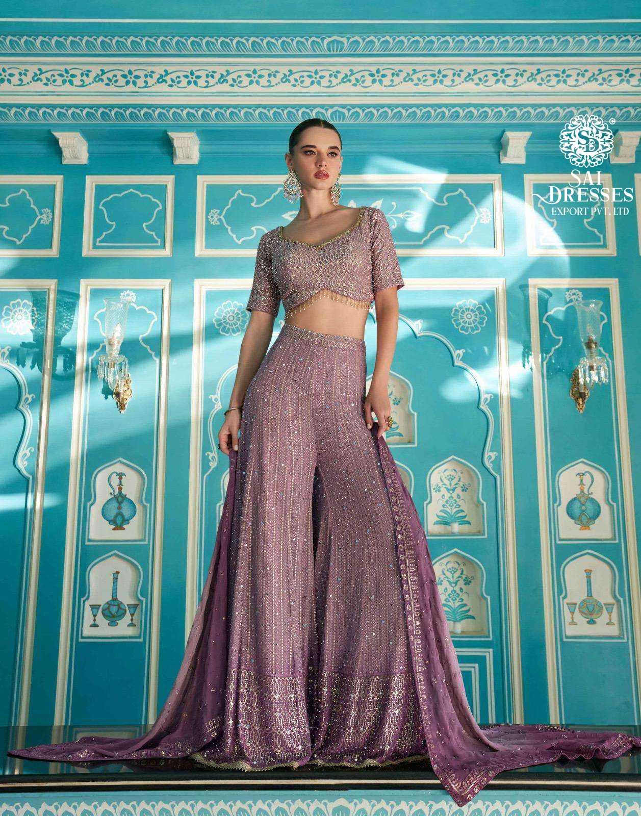 PREMIUM REAL GEORGETTE HEAVY ZARKAN MIRROR WORK GARARA CHOLI WITH DESIGNER DUPATTA – LUXURY FESTIVE AND WEDDING WEAR COLLECTION