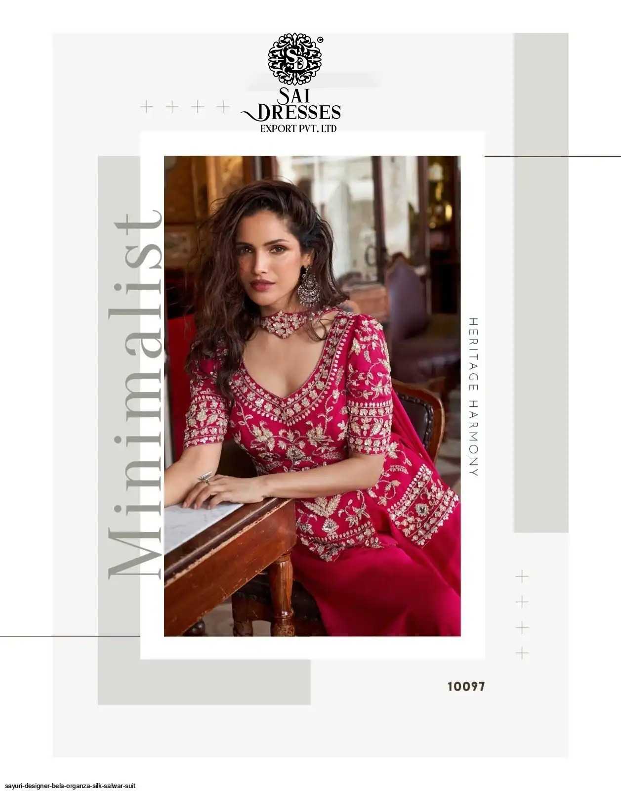 PREMIUM REAL GEORGETTE SILK HEAVY EMBROIDERED TOP WITH FLARED GARARA STYLE BOTTOM – ELEGANT FESTIVE AND PARTY WEAR COLLECTION