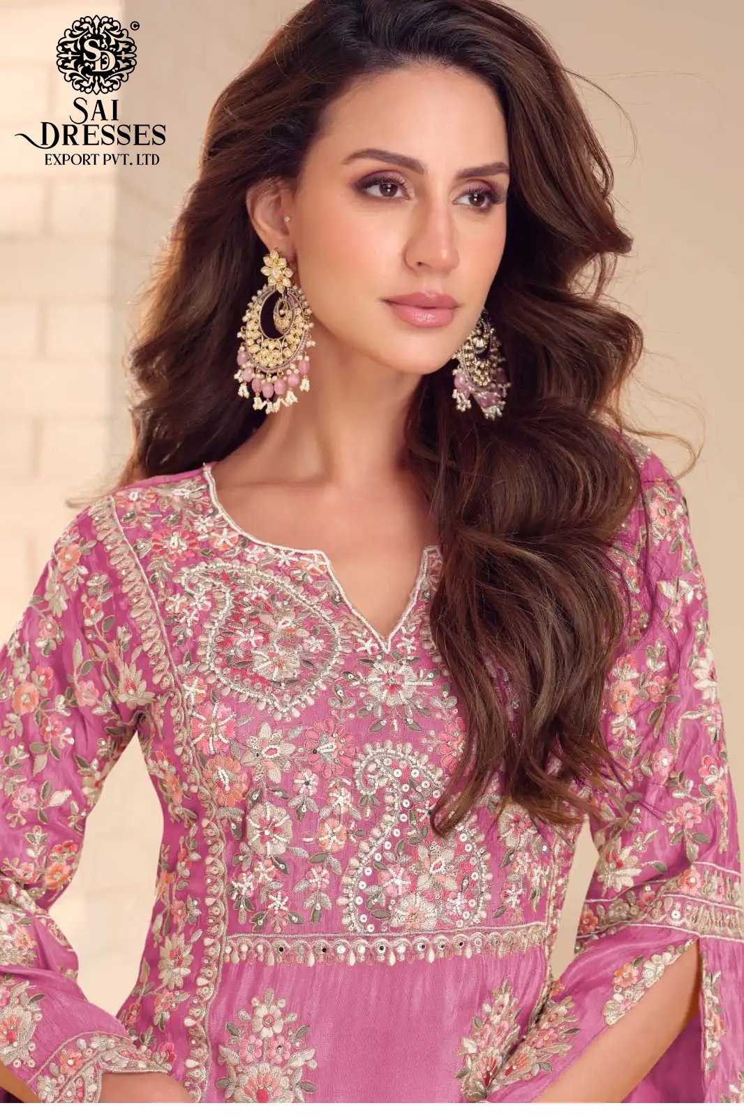 PREMIUM REAL SIMAR HEAVY EMBROIDERY WORK KURTI WITH MATCHING PLAZZO AND DESIGNER DUPATTA – ELEGANT FESTIVE AND PARTY WEAR COLLECTION