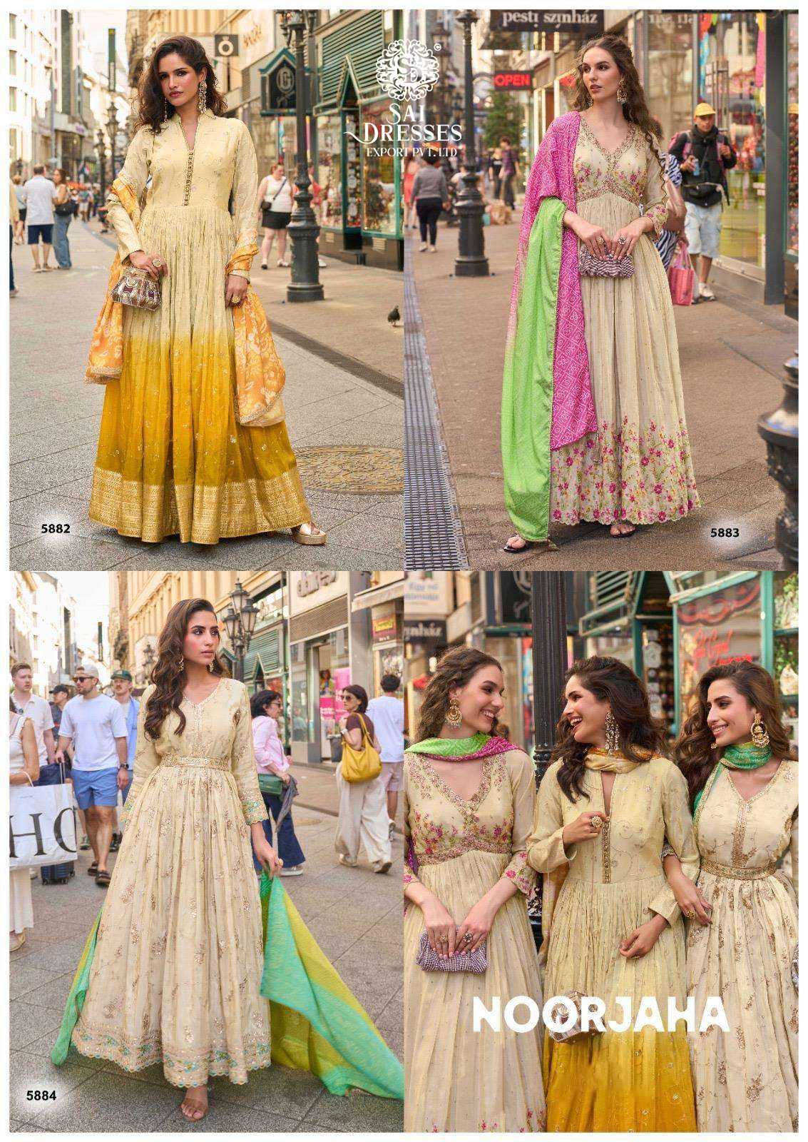 PREMIUM REAL SIMAR SILK DRESS WITH RICH TRADITIONAL EMBROIDERY AND ELEGANT FINISH