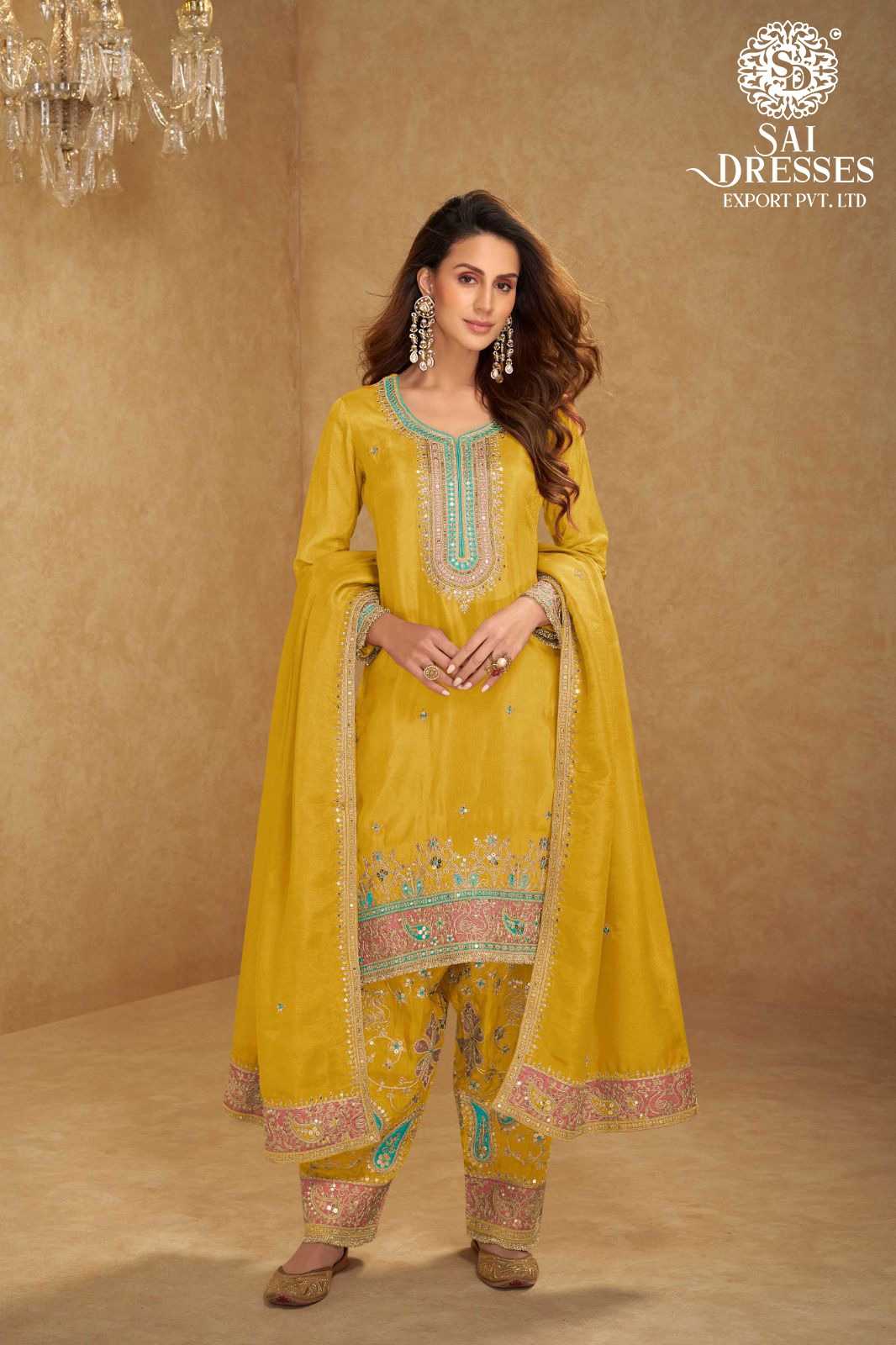 PREMIUM SIMAR SILK HEAVY EMBROIDERED KURTI WITH MATCHING SALWAR AND DESIGNER DUPATTA – ELEGANT FESTIVE AND PARTY WEAR COLLECTION