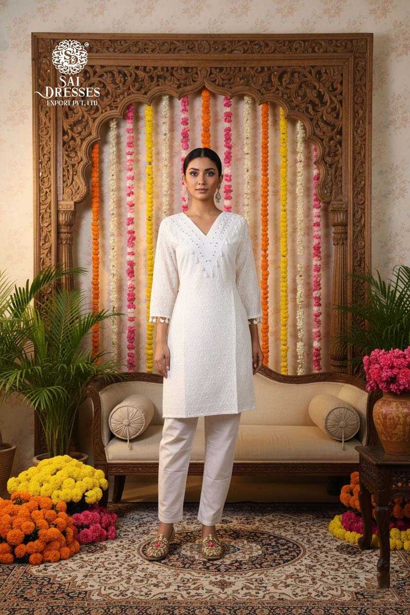 PURE COTTON IVORY WHITE SUIT WITH DELICATE HANDWORK AND BORING WORK, ELEGANT CUTWORK DETAILS, SOFT BREATHABLE FABRIC AND GRACEFUL EVERYDAY TRADITIONAL LOOK