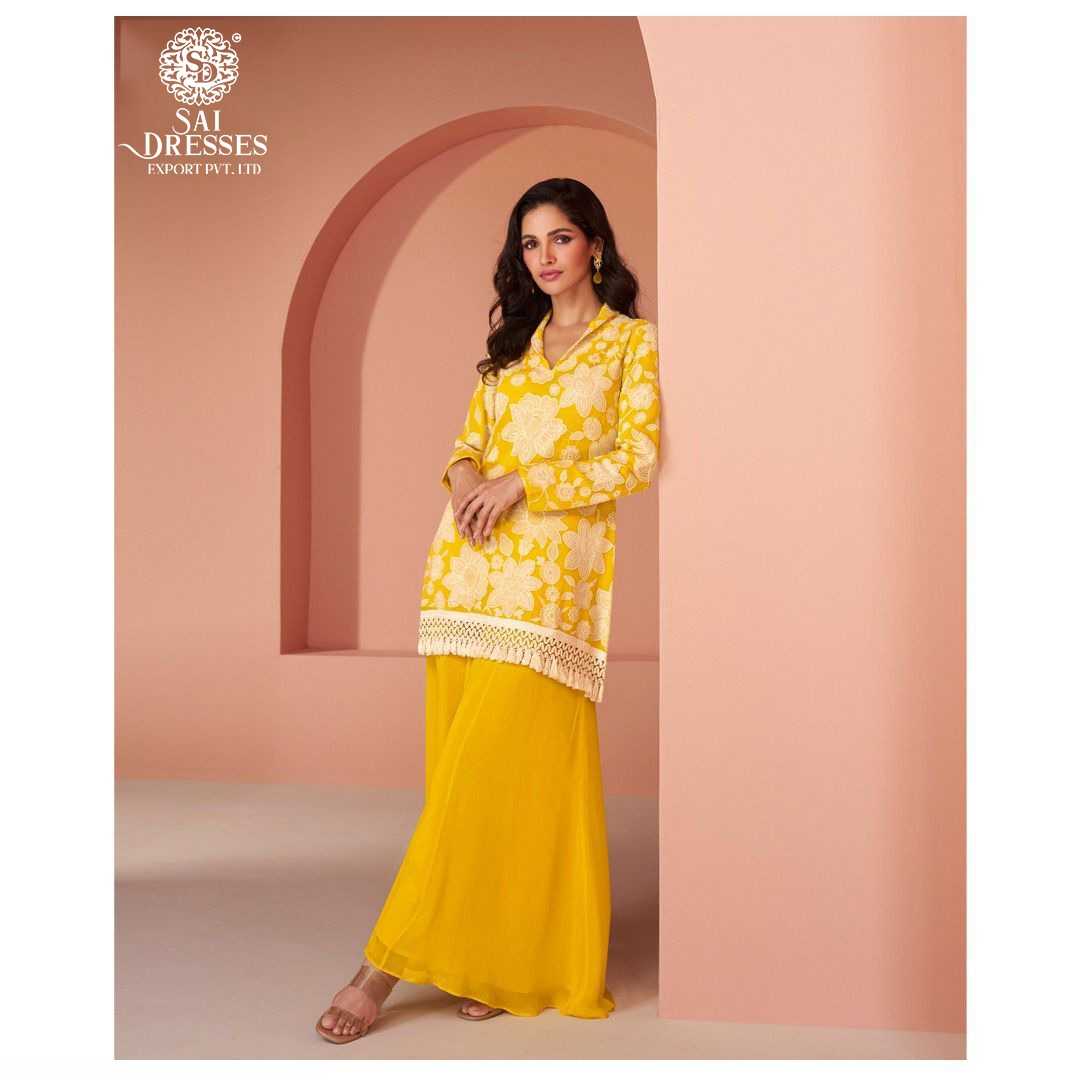 PURE COTTON SILK AND REAL GEORGETTE DESIGNER 2 PIC SET WITH ELEGANT EMBROIDERY – PREMIUM READYMADE FESTIVE & PARTY WEAR COLLECTION