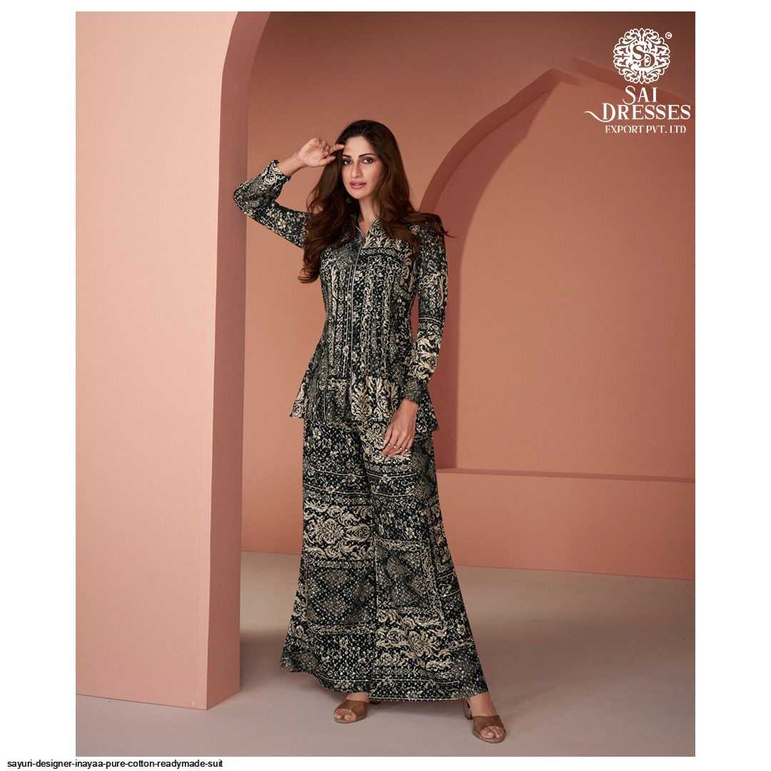 PURE COTTON SILK AND REAL GEORGETTE DESIGNER 2 PIC SET WITH ELEGANT EMBROIDERY – PREMIUM READYMADE FESTIVE & PARTY WEAR COLLECTION