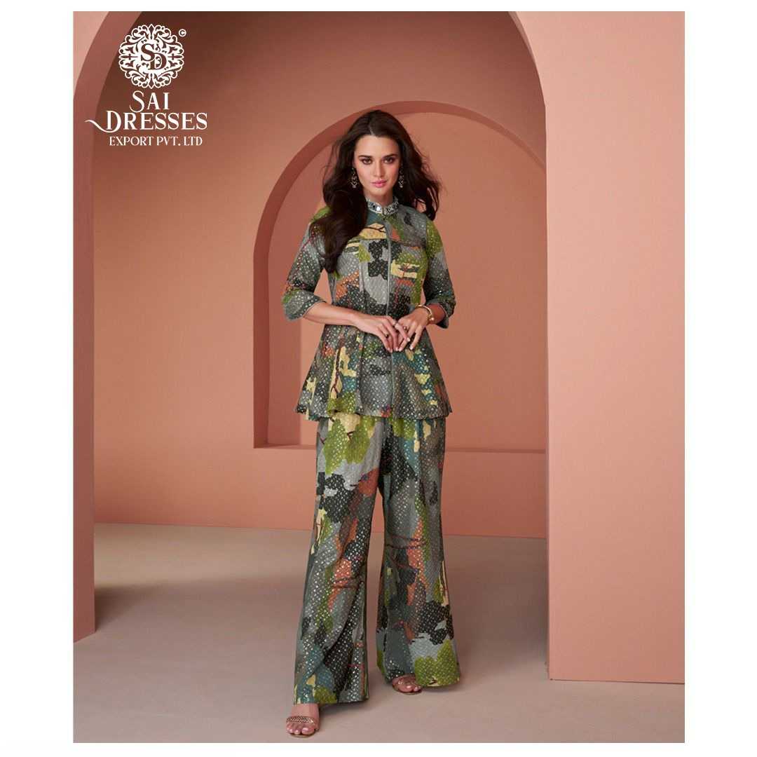 PURE COTTON SILK AND REAL GEORGETTE DESIGNER 2 PIC SET WITH ELEGANT EMBROIDERY – PREMIUM READYMADE FESTIVE & PARTY WEAR COLLECTION