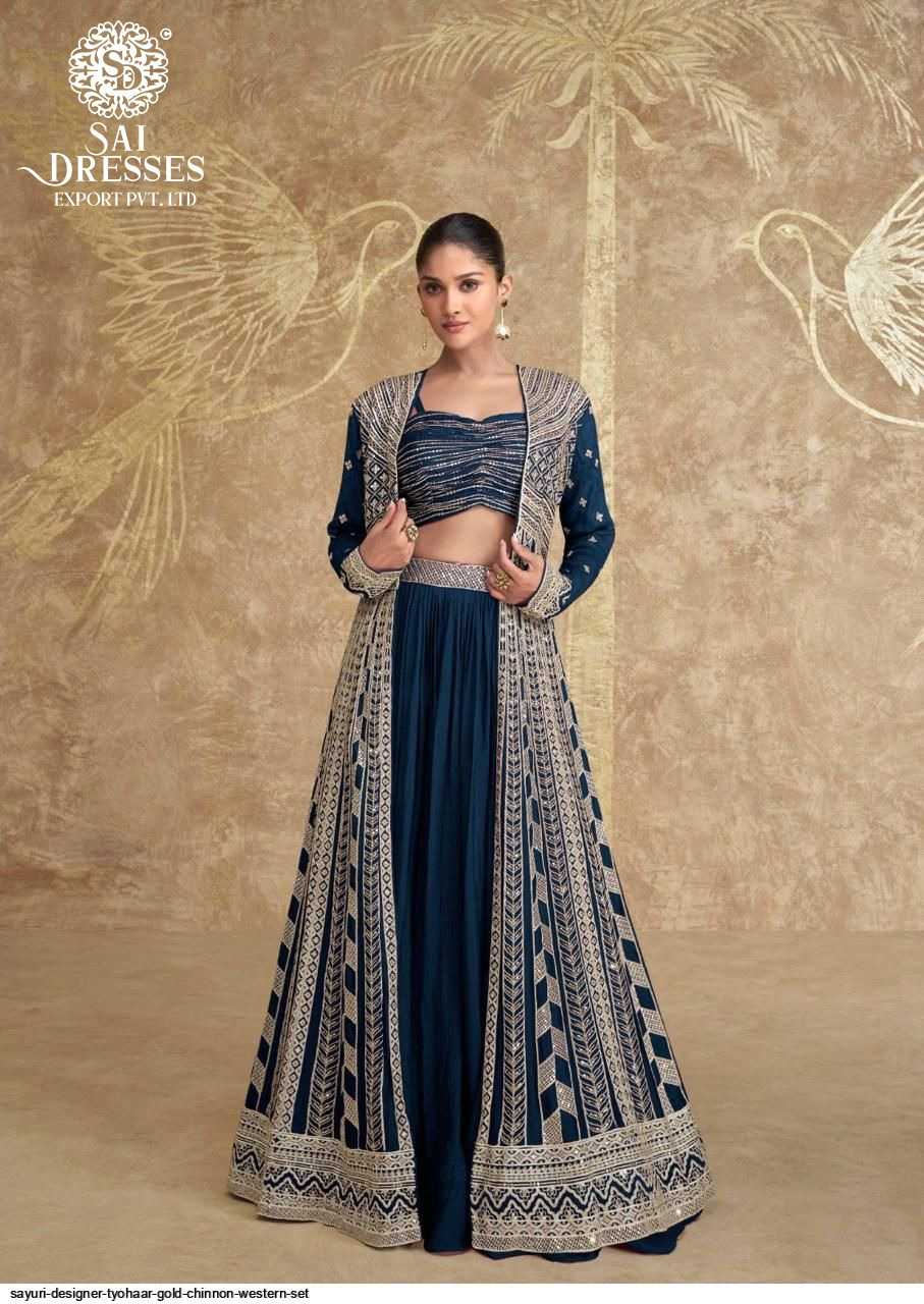 REAL PREMIUM CHINON SILK LEHENGA SET WITH FRONT AND BACK HEAVY EMBROIDERY AND CANCAN – DESIGNER FESTIVE & WEDDING WEAR COLLECTION