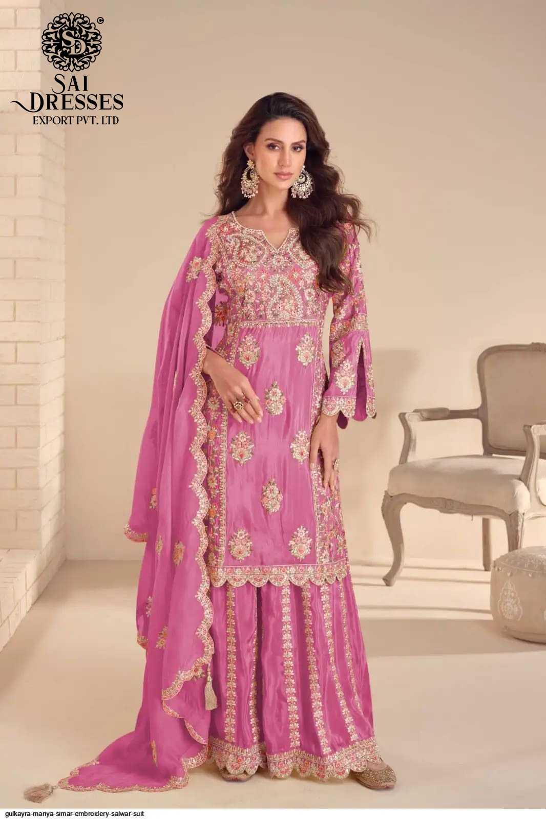 REAL SIMAR DESIGNER SALWAR SUIT WITH HEAVY EMBROIDERY AND HAND WORK – PREMIUM FESTIVE & WEDDING WEAR COLLECTION