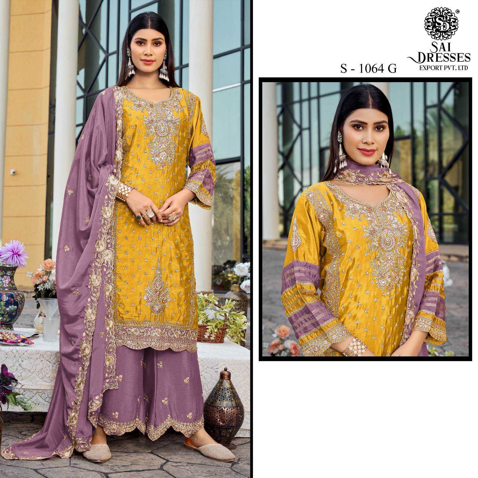 EXCLUSIVE AIR TAX CHINON HEAVY EMBROIDERY & HAND JARKAN WORK WHOLESALE COLLECTION