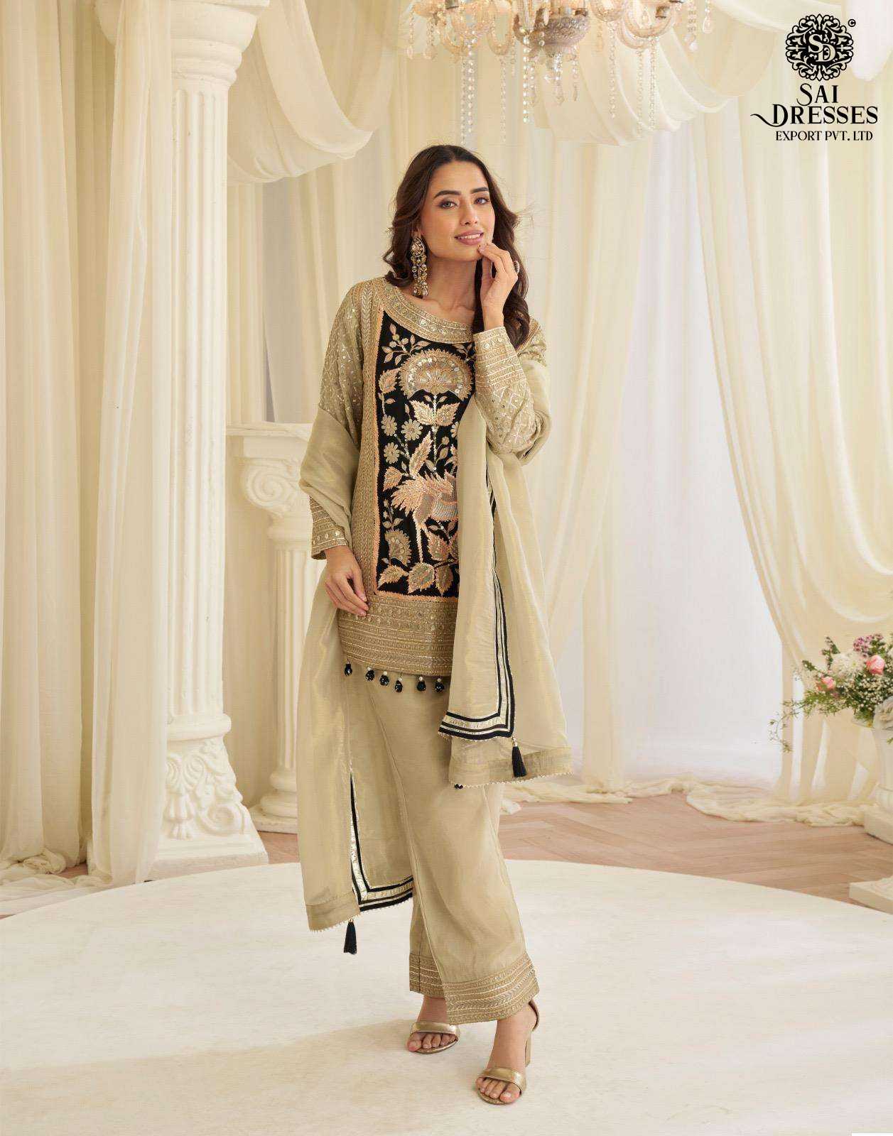 JINAYAA DESIGNER COLLECTION WITH PREMIUM EMBROIDERED SALWAR SUIT WITH ELEGANT WORK IN TRENDING FESTIVE COLOURS