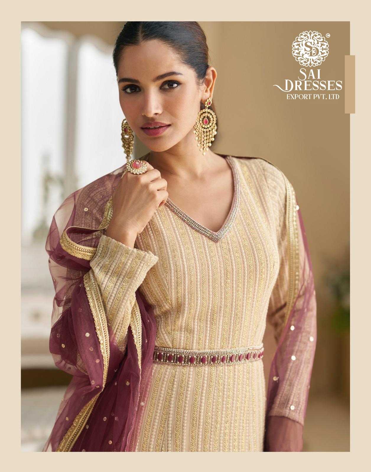 LUXURY ETHNIC GOWN COLLECTION FEATURING PURE REAL GEORGETTE FABRIC WITH DUPATTA 